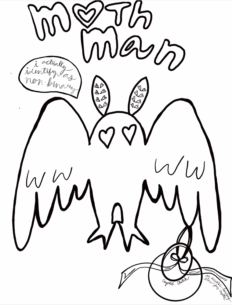 Girly Pop Cryptids: Adult Coloring Book image 1