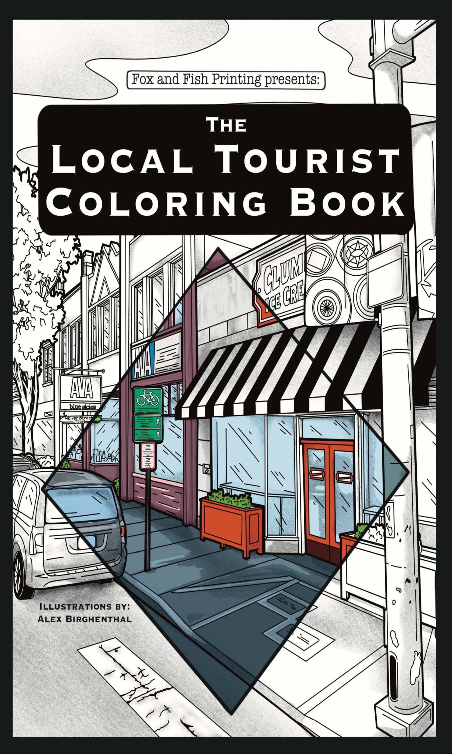 The Local Tourist Coloring Book image 0